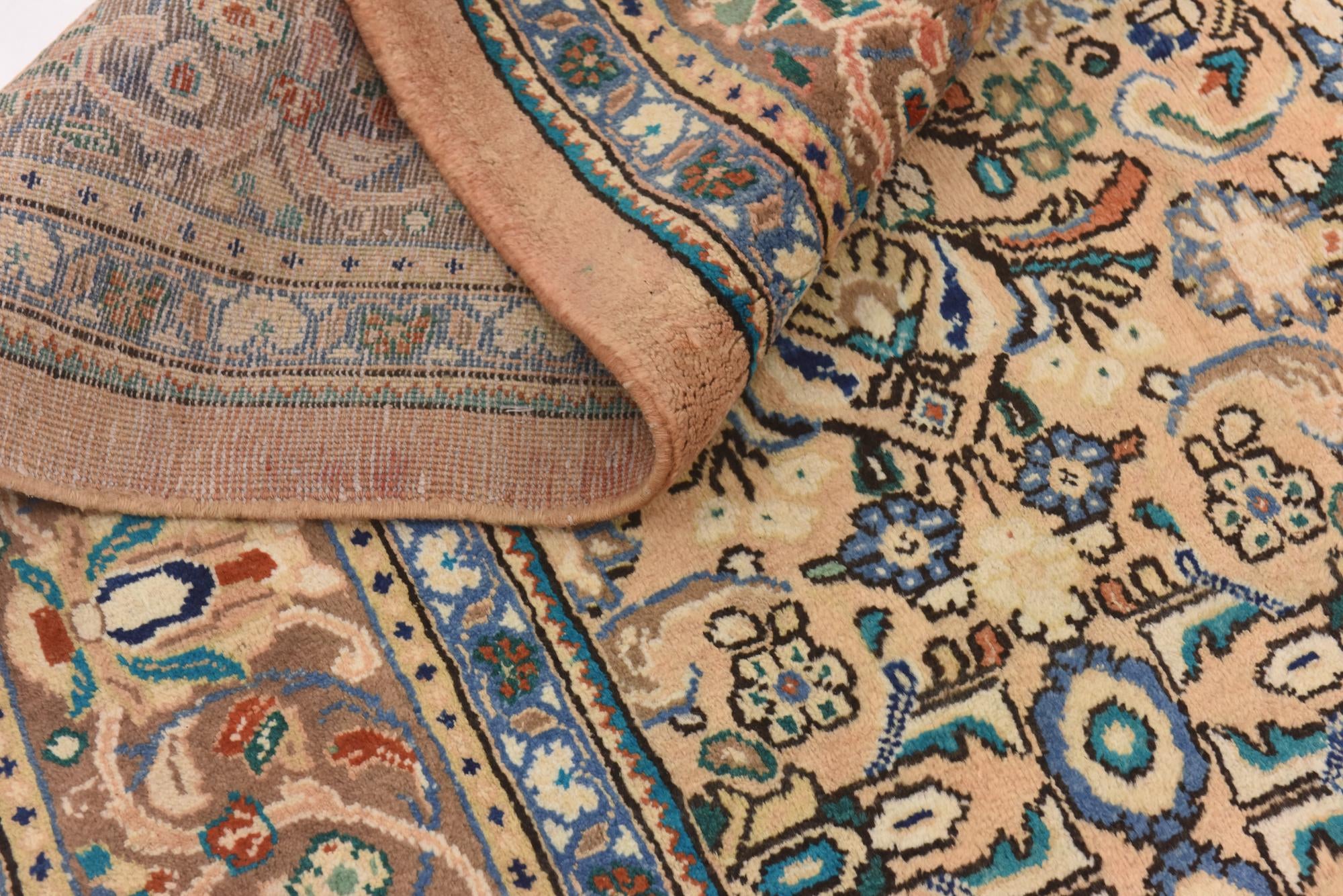 9' 6 x 13' Hand Knotted Mahal Persian Wool Rug