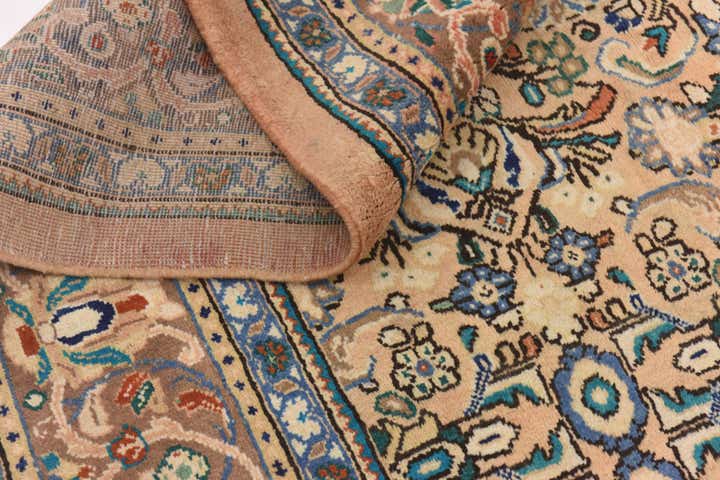 9' 6 x 13' Hand Knotted Mahal Persian Wool Rug