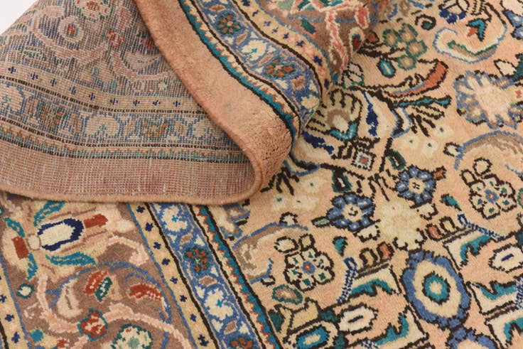 Detail image of 9' 6 x 13' Hand Knotted Mahal Persian Wool Rug