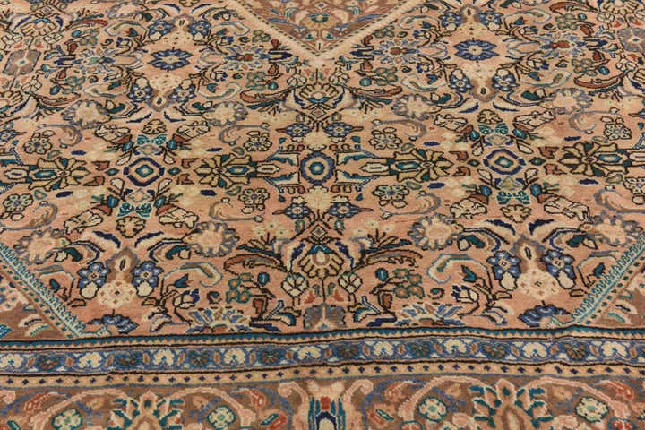 9' 6 x 13' Hand Knotted Mahal Persian Wool Rug