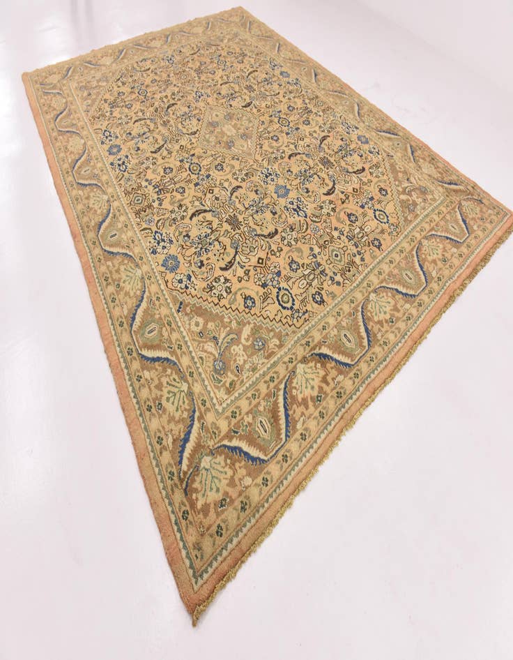 Detail image of 10' x 13'  Hand Knotted Mahal Persian Wool Rug