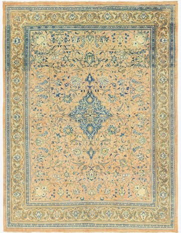9' 9 x 12' 9 Hand Knotted Mahal Persian Wool Rug