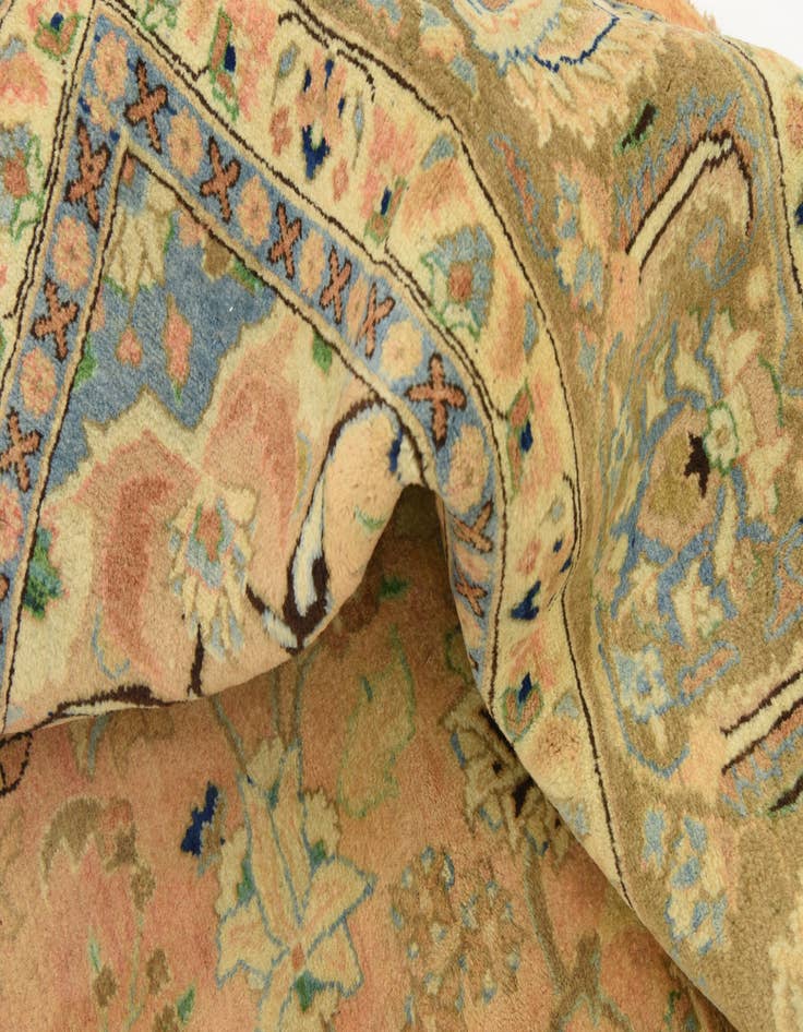 Detail image of 9' 9 x 13' 2  Hand Knotted Mashad Persian Wool Rug