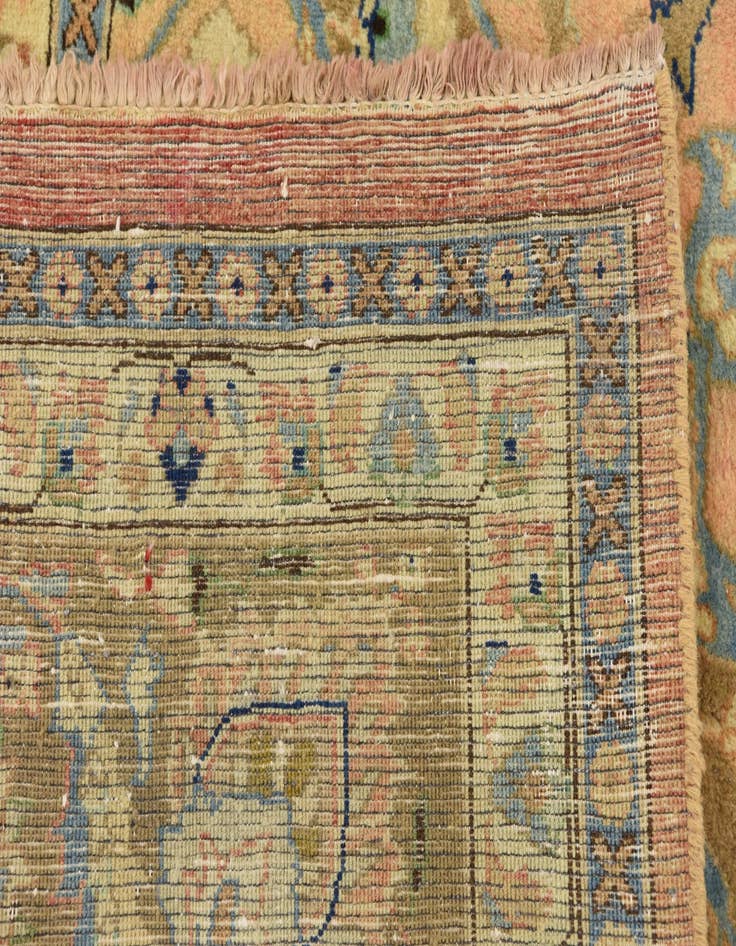 Detail image of 9' 9 x 13' 2  Hand Knotted Mashad Persian Wool Rug