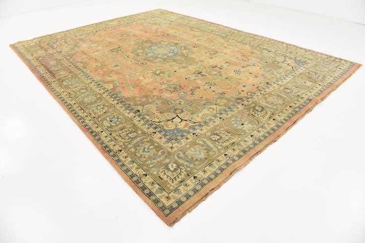 Detail image of 295cm x 400cm anudado a mano Mashad Alfombra Persa Lana