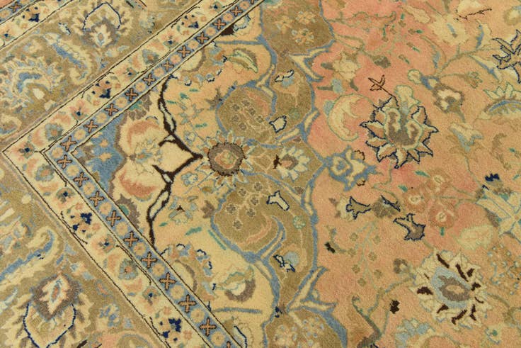 Detail image of 295cm x 400cm anudado a mano Mashad Alfombra Persa Lana
