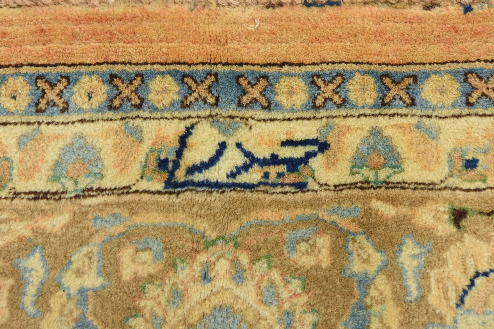 295cm x 400cm anudado a mano Mashad Alfombra Persa Lana