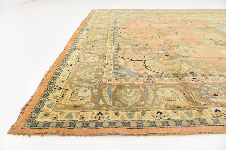 Detail image of 295cm x 400cm anudado a mano Mashad Alfombra Persa Lana