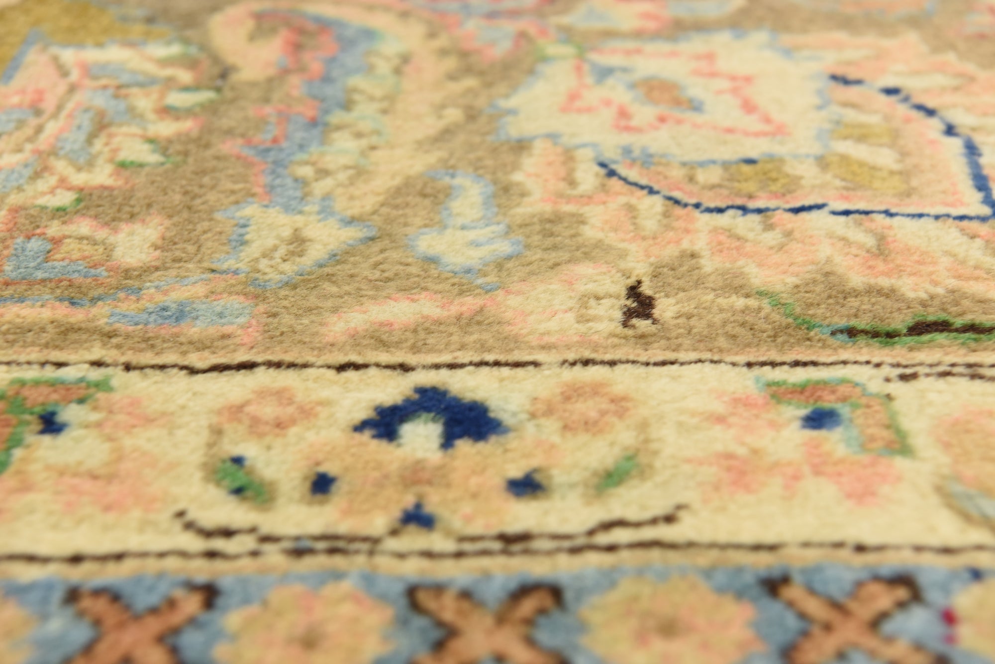 295cm x 400cm anudado a mano Mashad Alfombra Persa Lana