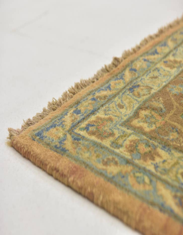 Detail image of 9' 6 x 13' 5  Hand Knotted Mashad Persian Wool Rug