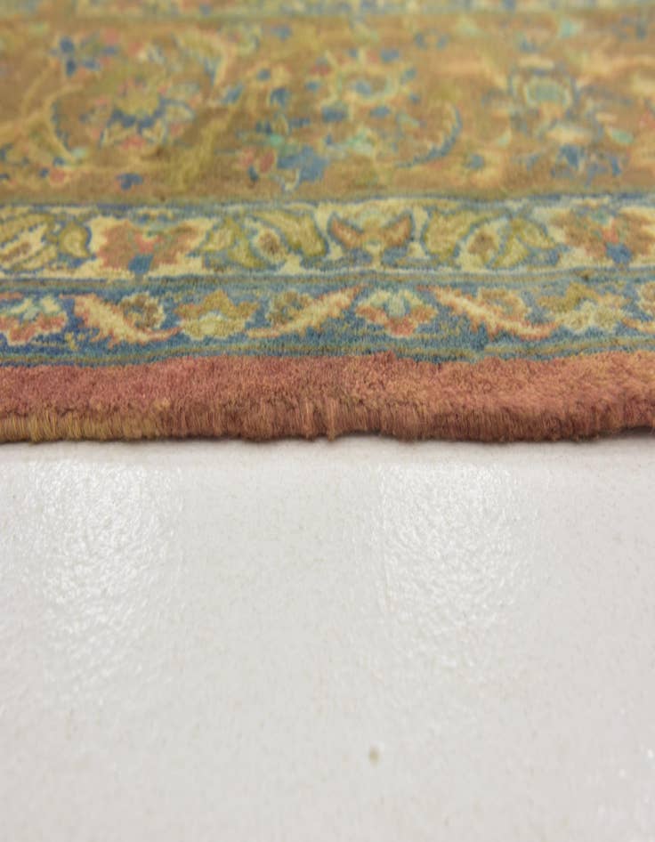 Detail image of 9' 6 x 13' 5  Hand Knotted Mashad Persian Wool Rug