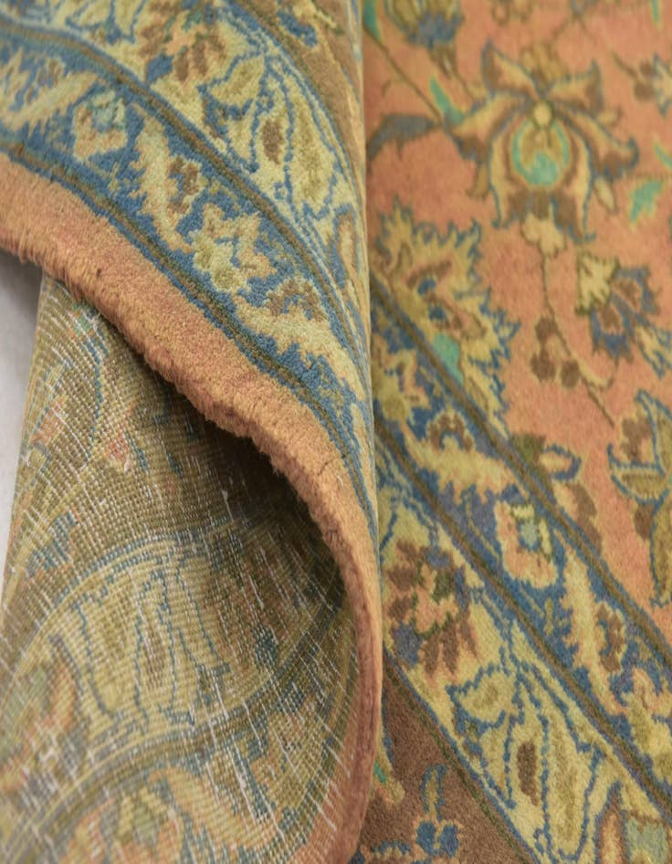 Detail image of 9' 6 x 13' 5  Hand Knotted Mashad Persian Wool Rug