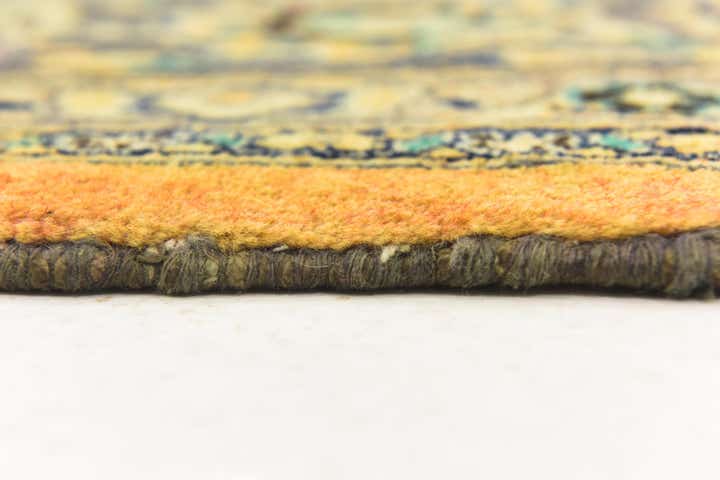 9' 8 x 13' Hand Knotted Mashad Persian Wool Rug