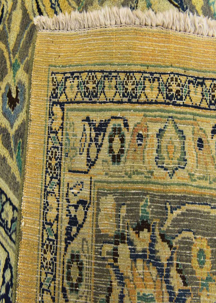 9' 8 x 13' Hand Knotted Mashad Persian Wool Rug