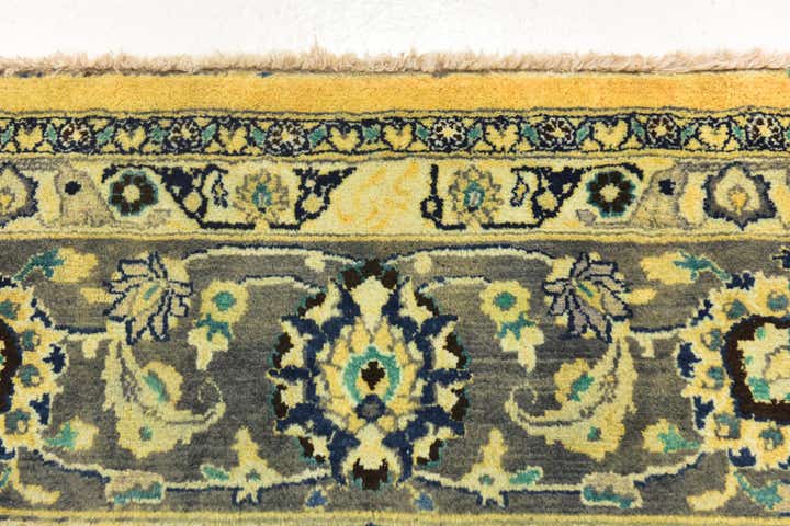 9' 8 x 13' Hand Knotted Mashad Persian Wool Rug