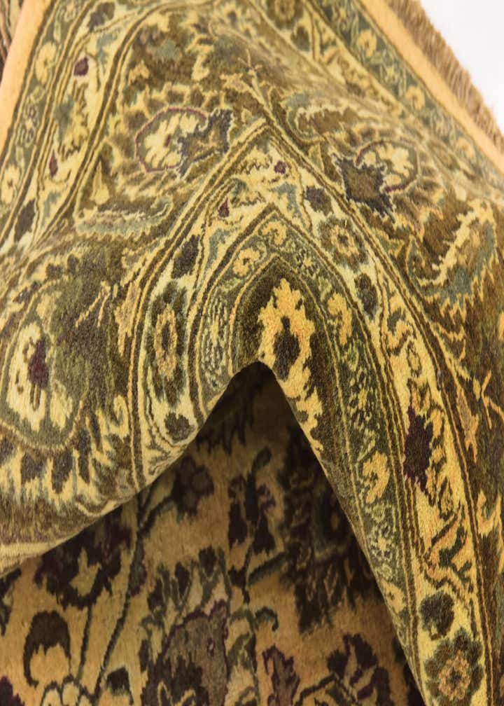 9' 10 x 13' 4 Hand Knotted Mashad Persian Wool Rug