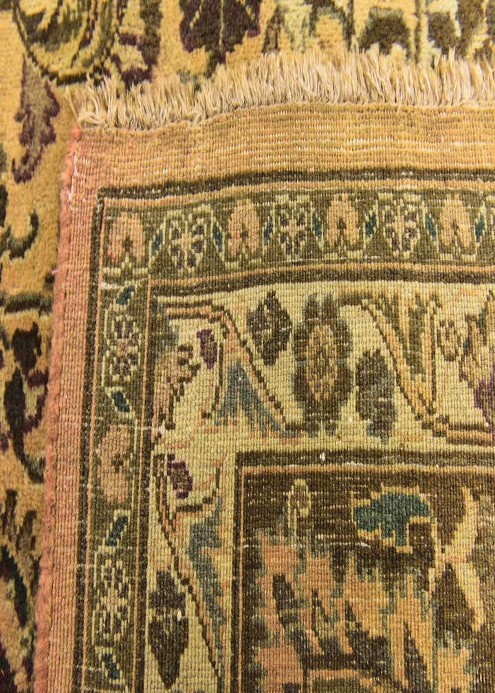 9' 10 x 13' 4 Hand Knotted Mashad Persian Wool Rug