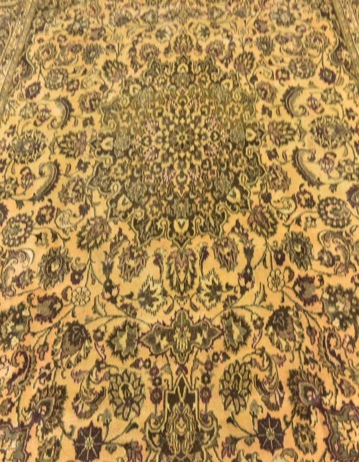 Detail image of 9' 10 x 13' 4 Hand Knotted Mashad Persian Wool Rug