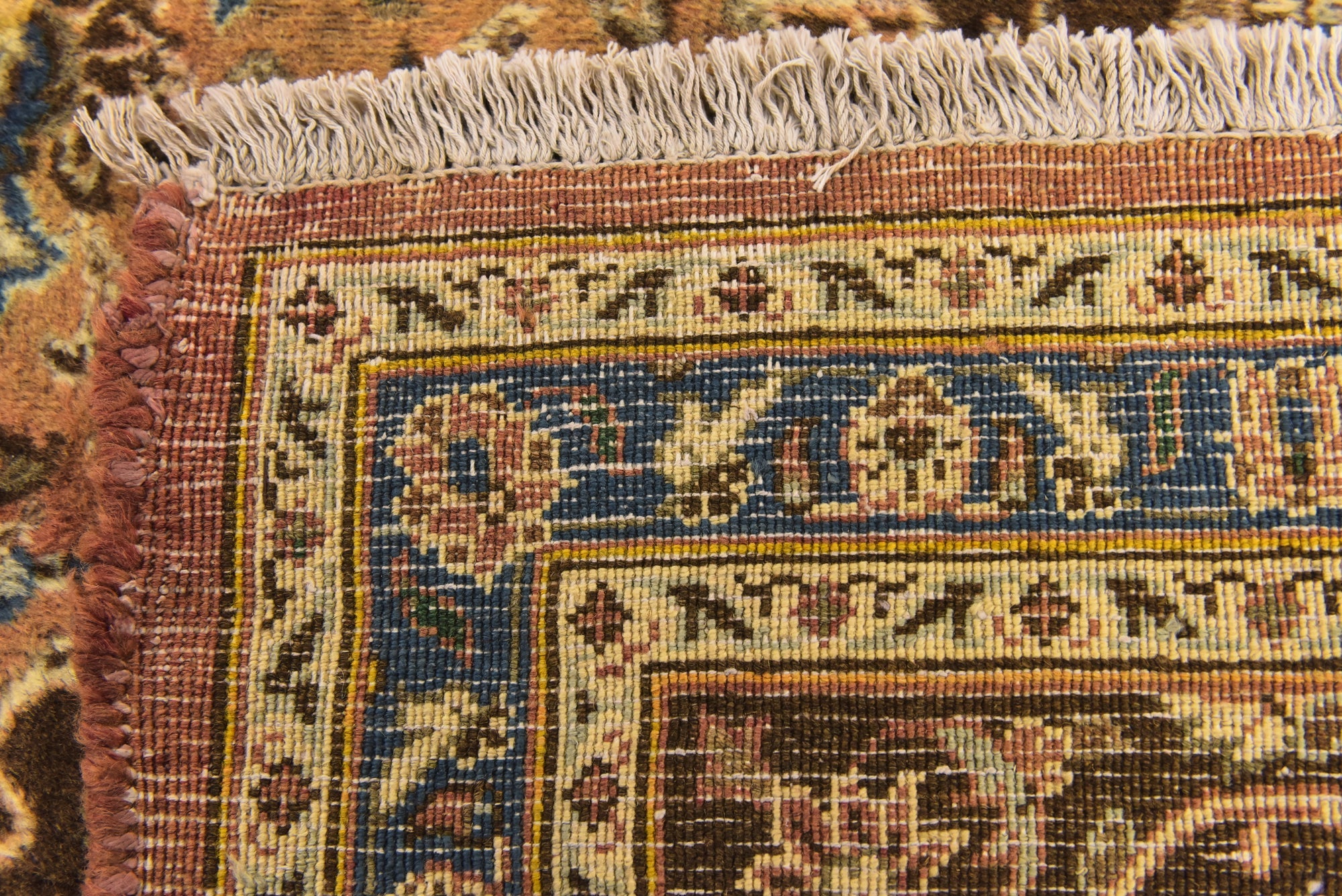 6' 5 x 9' 6 Hand Knotted Mashad Persian Wool Rug