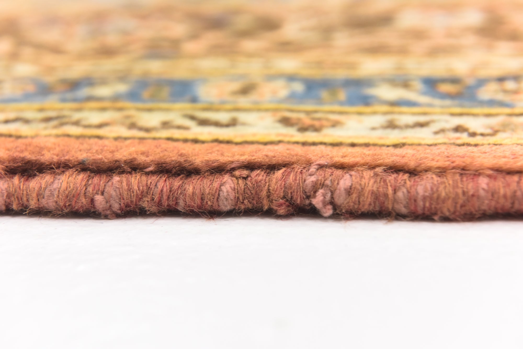 6' 5 x 9' 6 Hand Knotted Mashad Persian Wool Rug