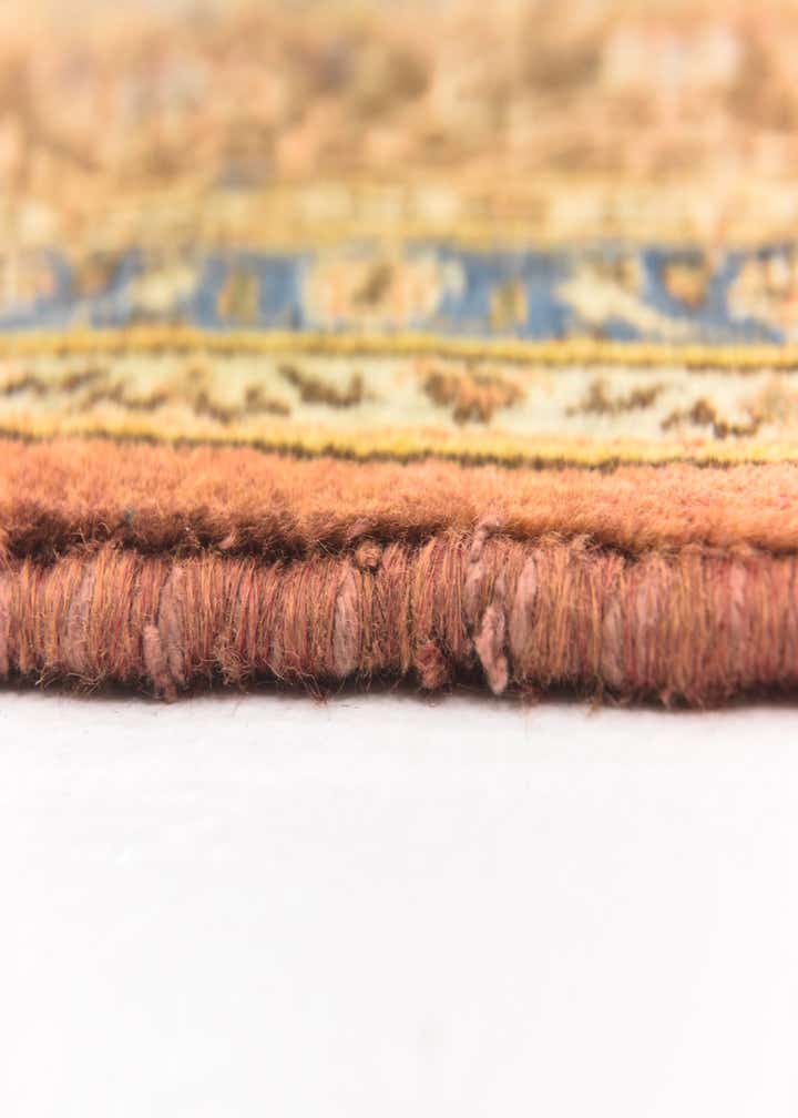 6' 5 x 9' 6 Hand Knotted Mashad Persian Wool Rug