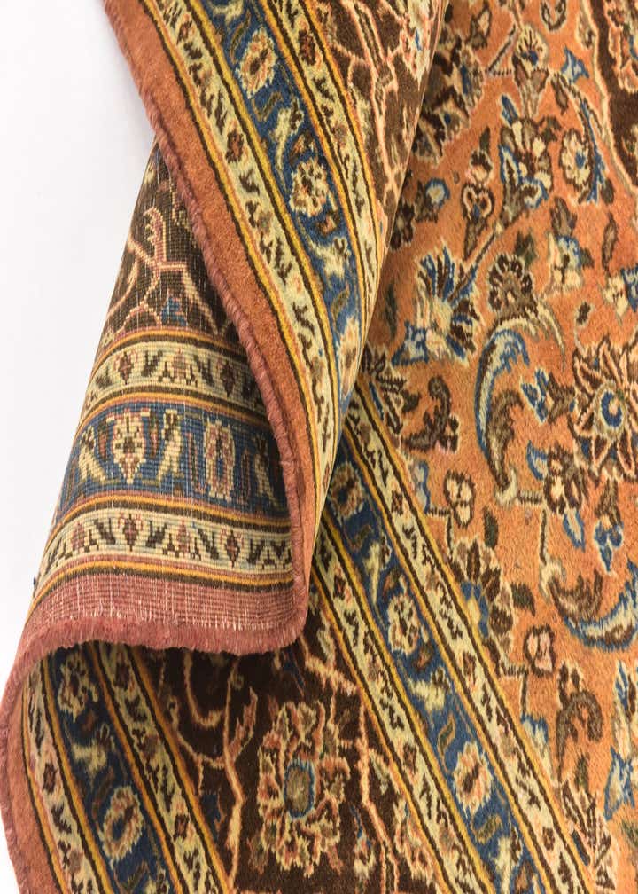 6' 5 x 9' 6 Hand Knotted Mashad Persian Wool Rug