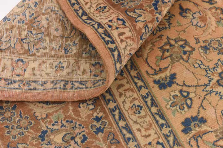 10' x 13' 5 Hand Knotted Mashad Persian Wool Rug