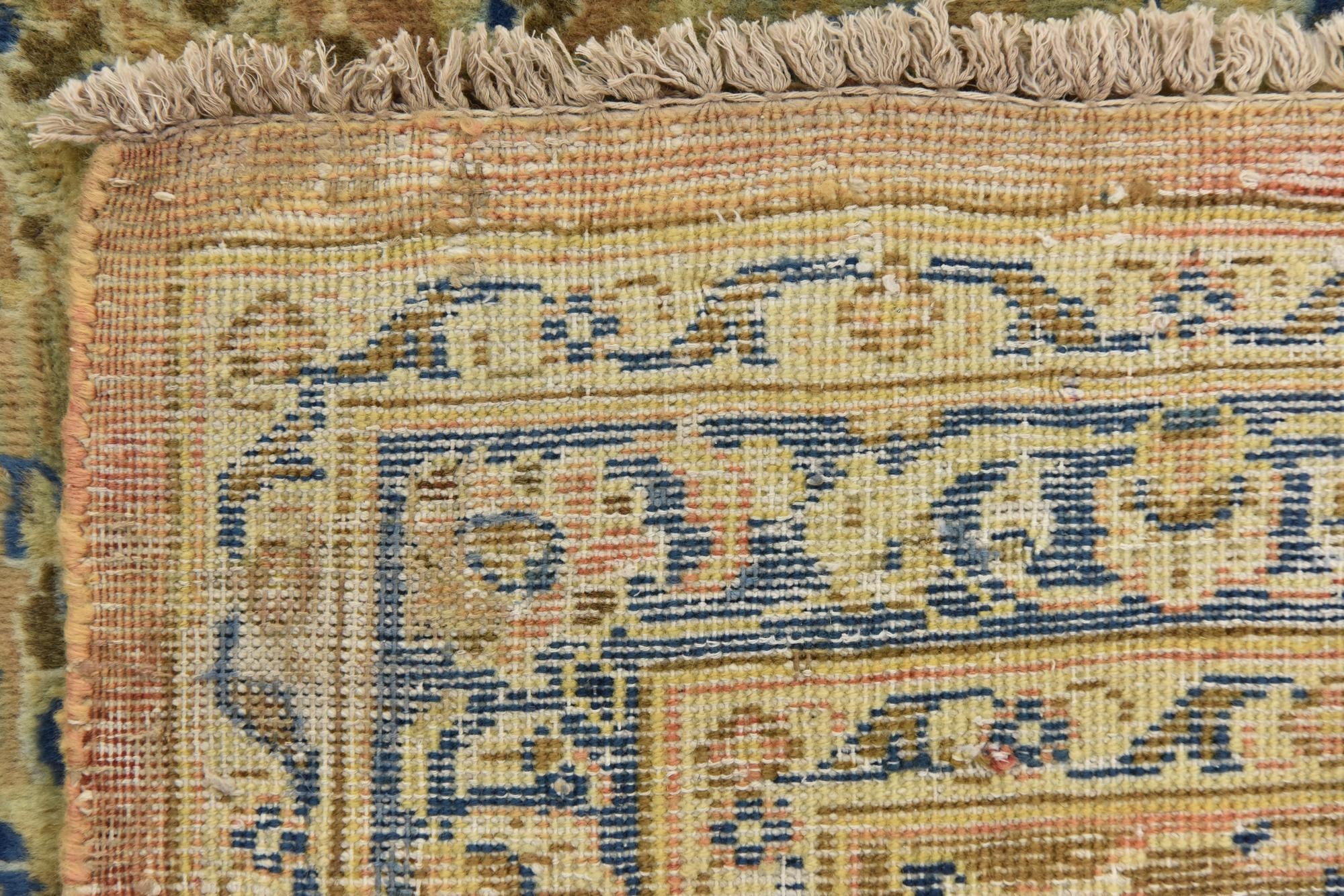 9' 7 x 13' Hand Knotted Mashad Persian Wool Rug