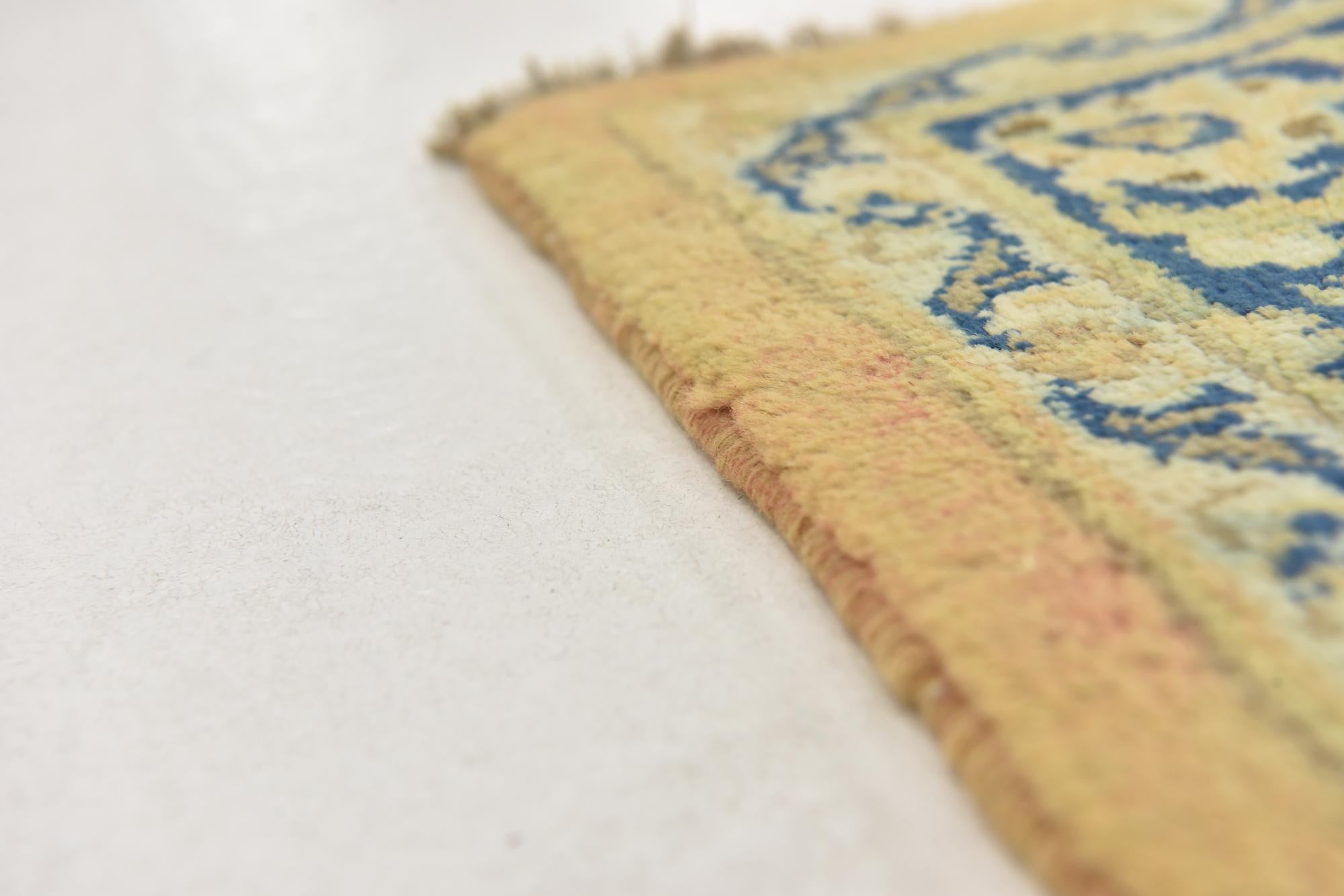 9' 7 x 13' Hand Knotted Mashad Persian Wool Rug