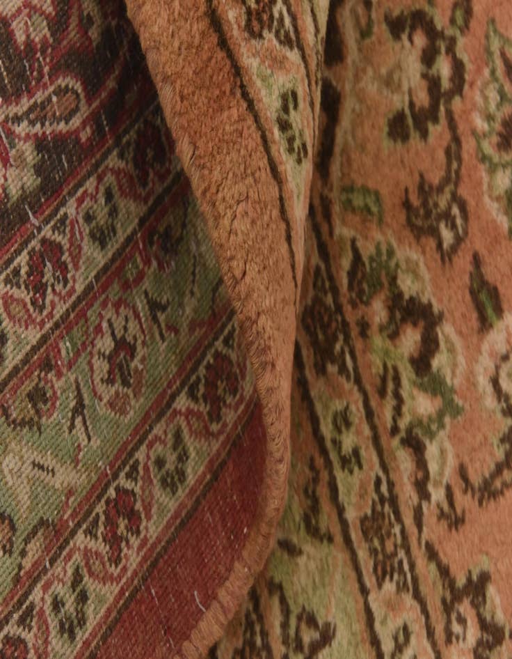 Detail image of 9' 10 x 13'  Hand Knotted Mashad Persian Wool Rug