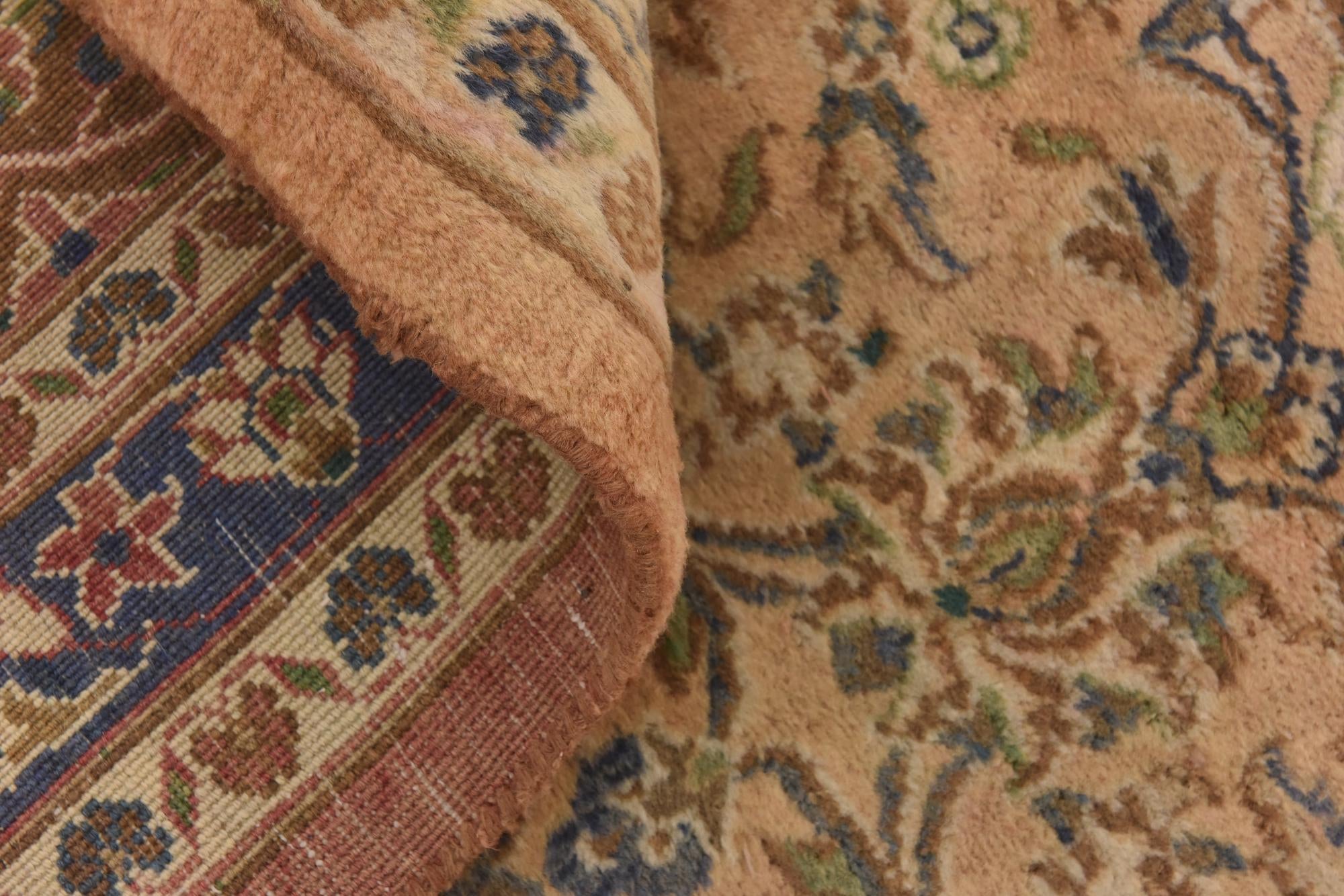 9' 8 x 12' 7 Hand Knotted Mashad Persian Wool Rug