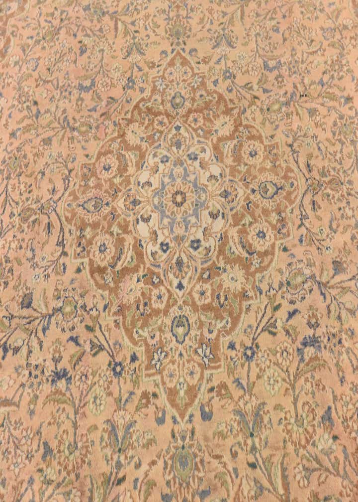 9' 8 x 12' 7 Hand Knotted Mashad Persian Wool Rug