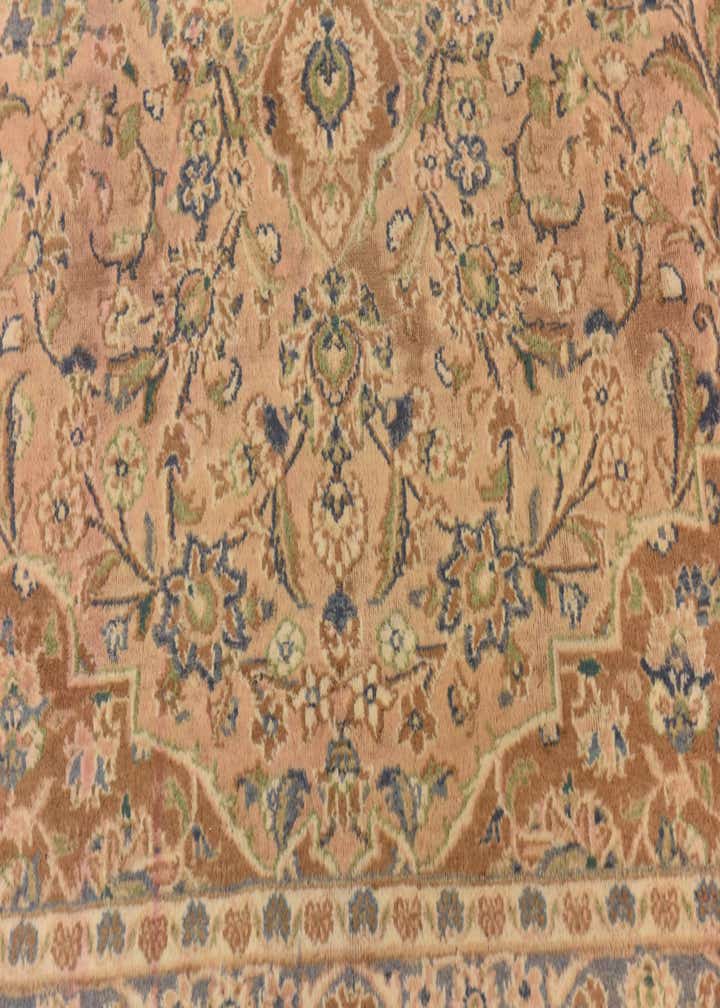 9' 8 x 12' 7 Hand Knotted Mashad Persian Wool Rug