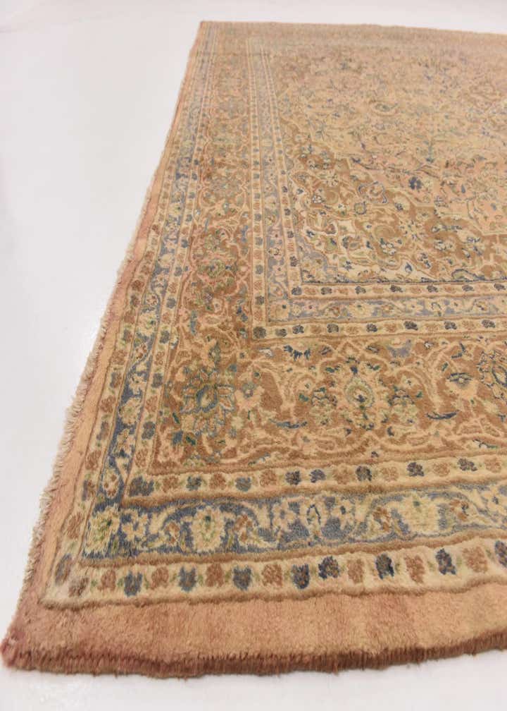 9' 8 x 12' 7 Hand Knotted Mashad Persian Wool Rug
