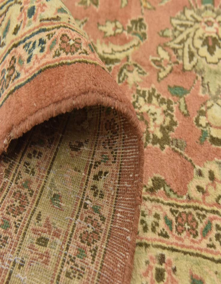 Detail image of 9' 7 x 13' 2  Hand Knotted Mashad Persian Wool Rug