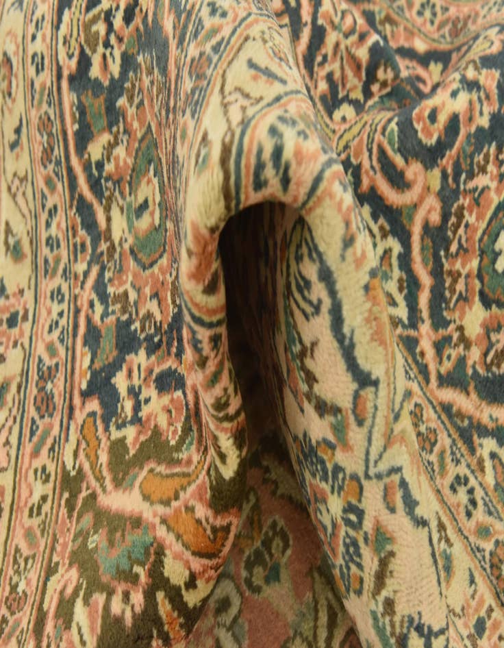 Detail image of 9' 7 x 13' 2  Hand Knotted Mashad Persian Wool Rug