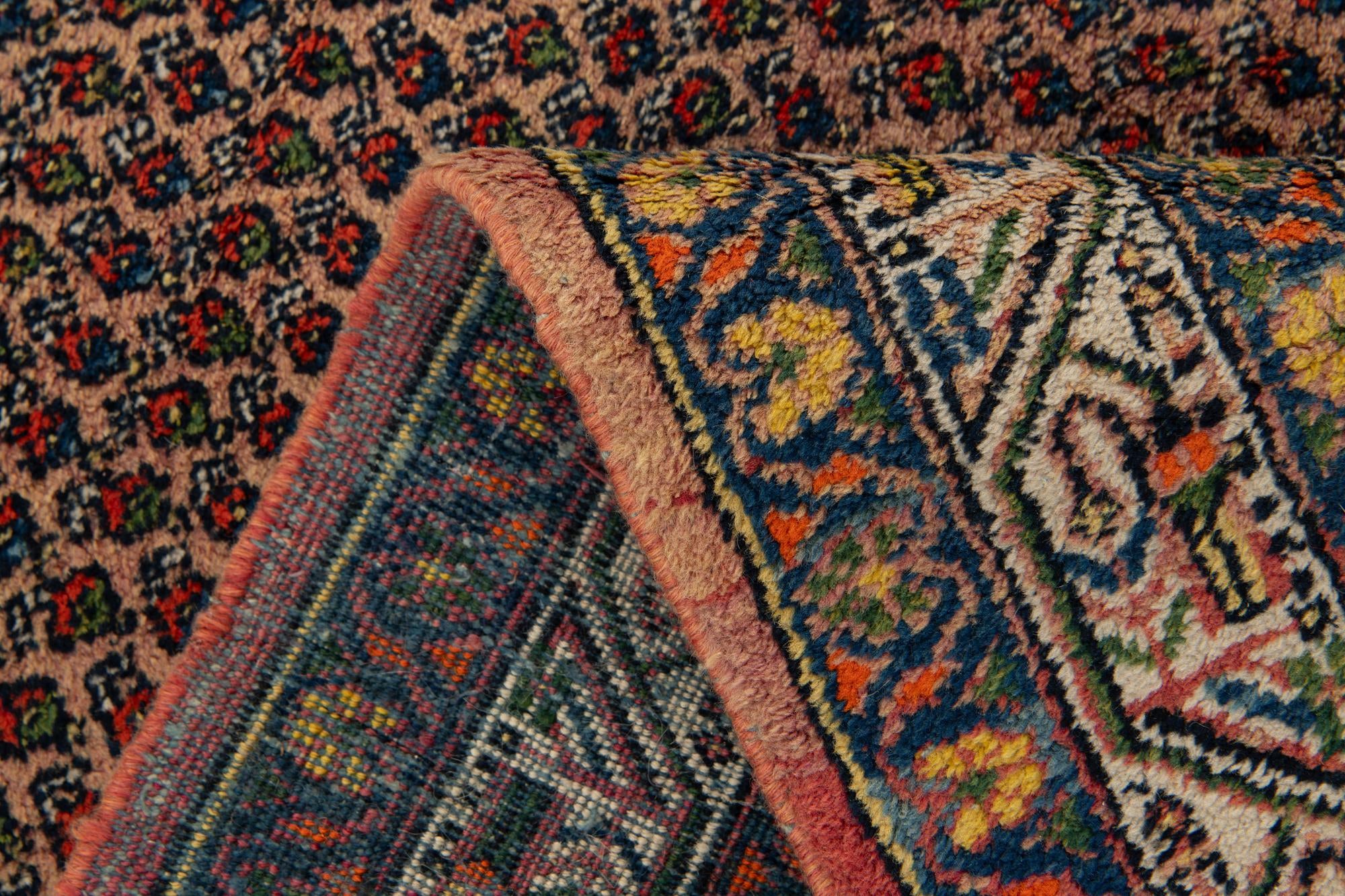 4' 1 x 6' 10 Hand Knotted Mir Wool Rug