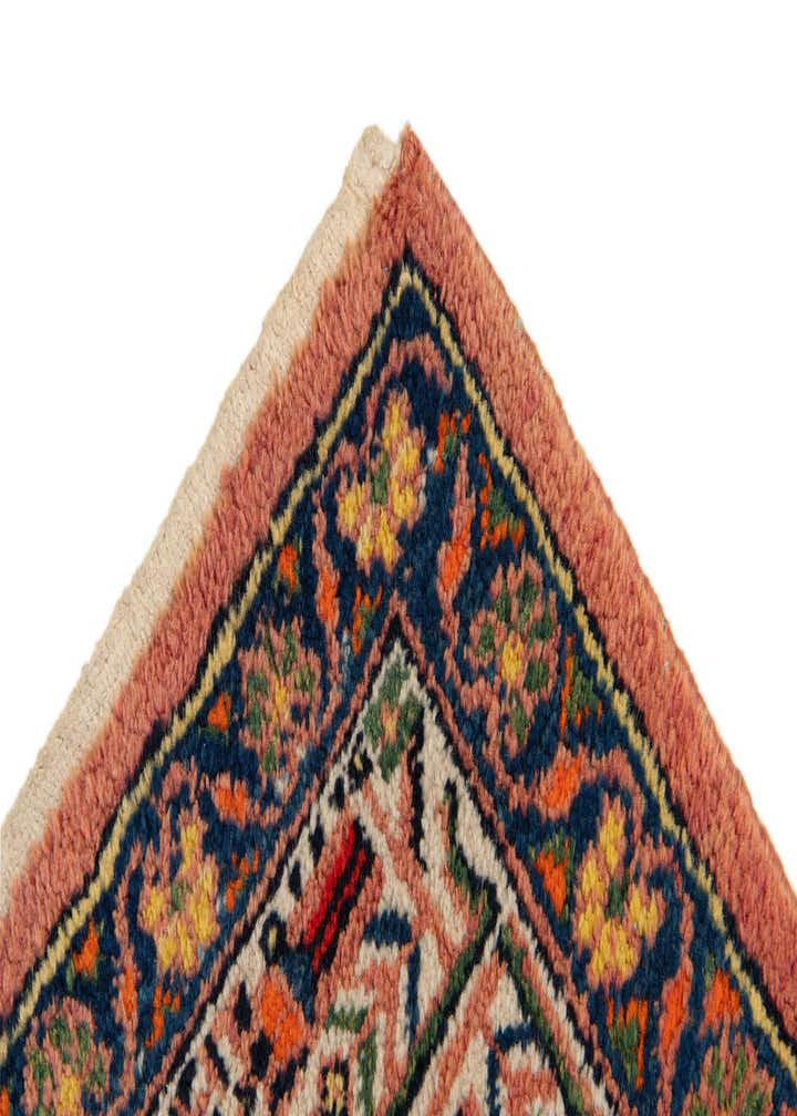 4' 1 x 6' 10 Hand Knotted Mir Wool Rug