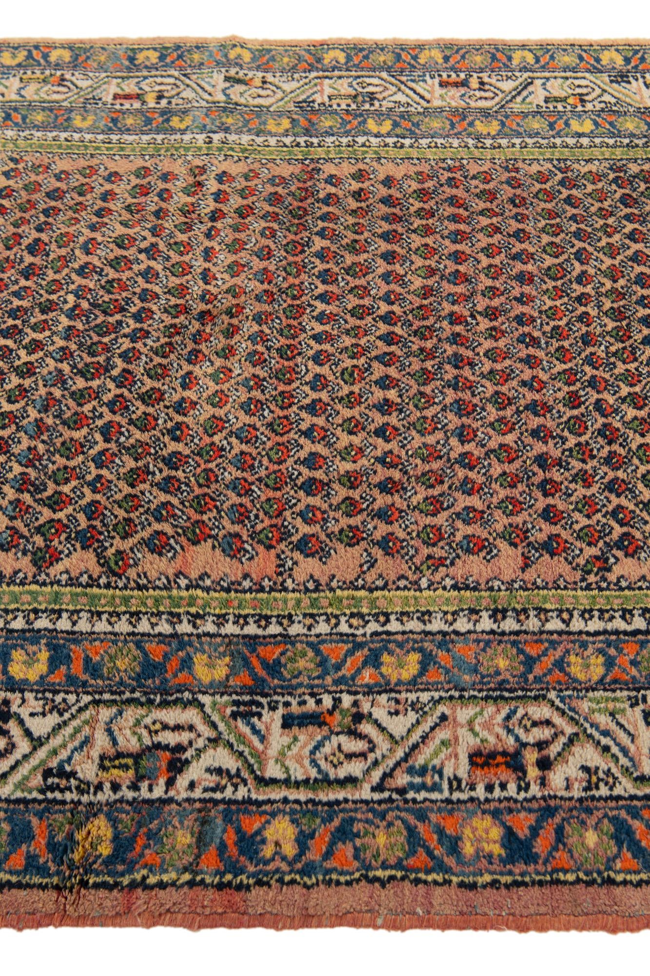 4' 1 x 6' 10 Hand Knotted Mir Wool Rug