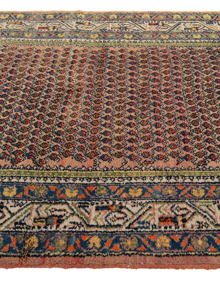 Detail image of 4' 1 x 6' 10 Hand Knotted Mir Wool Rug