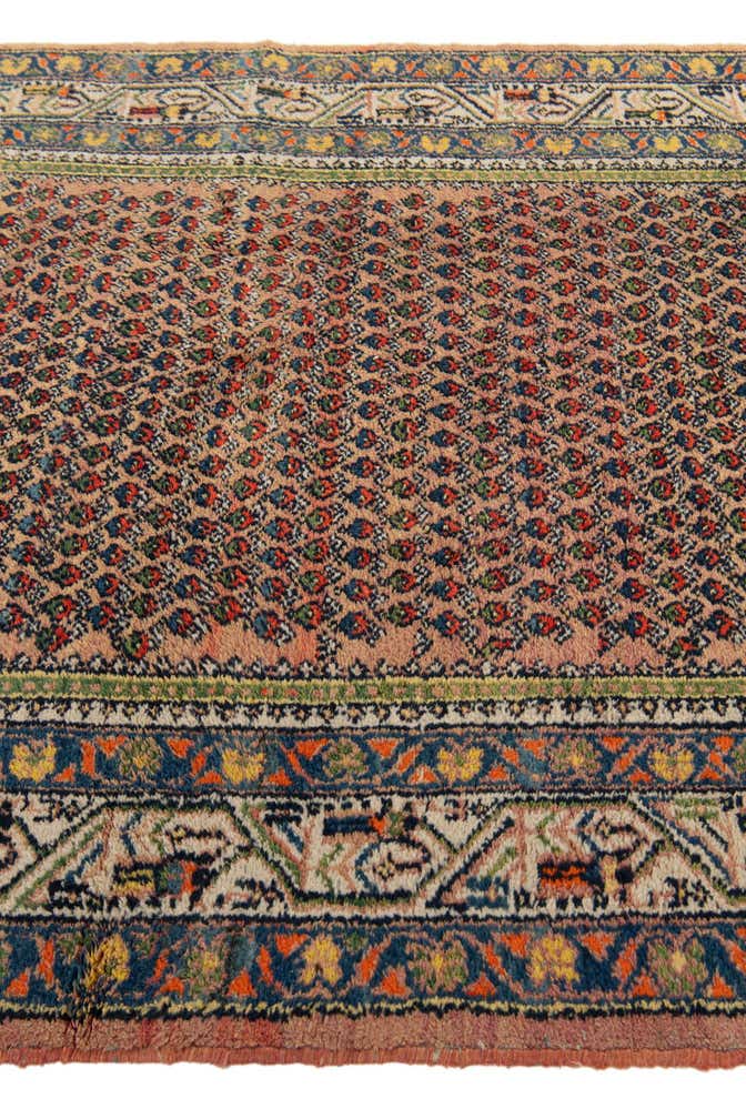 4' 1 x 6' 10 Hand Knotted Mir Wool Rug