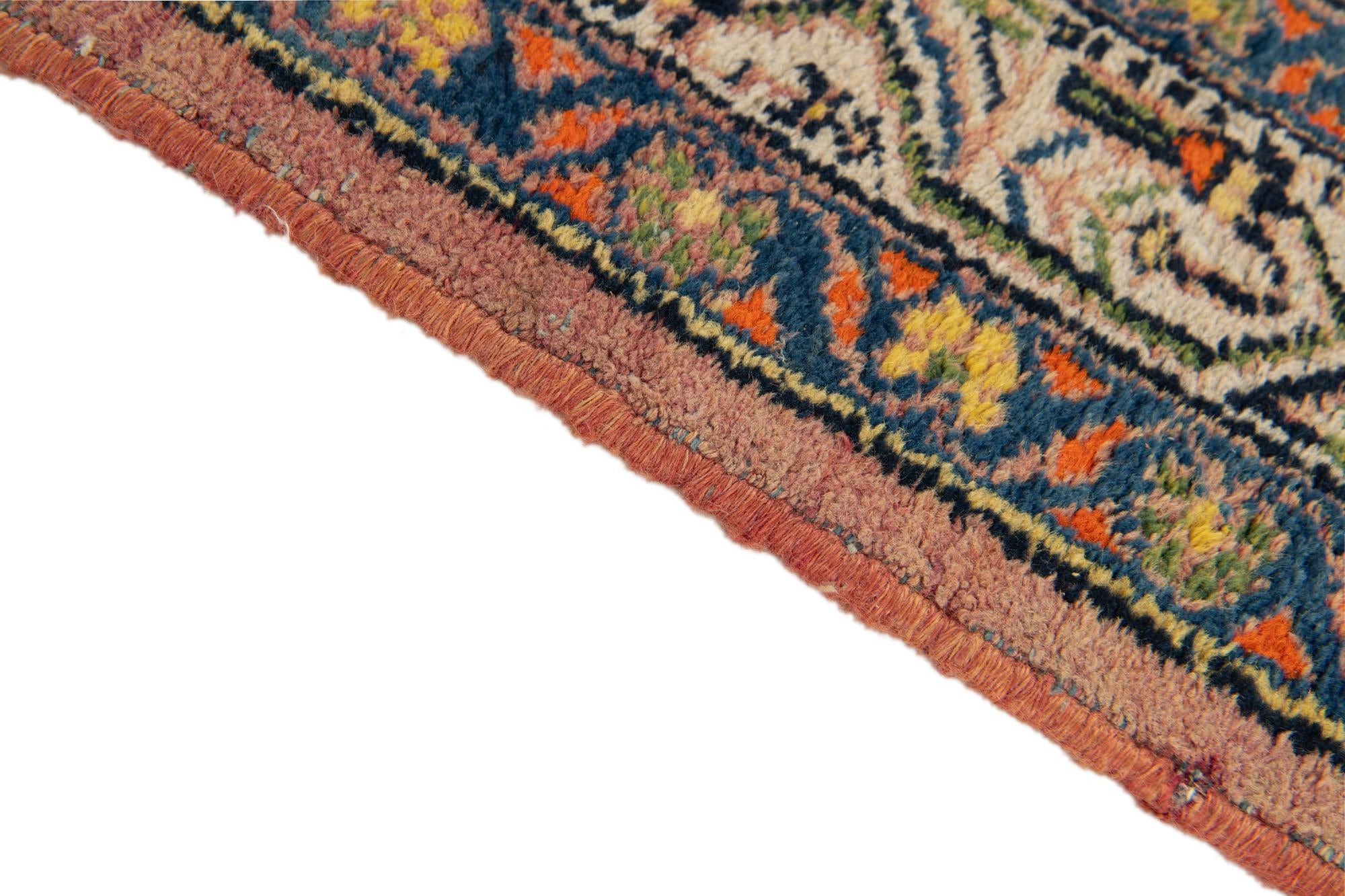 4' 1 x 6' 10 Hand Knotted Mir Wool Rug
