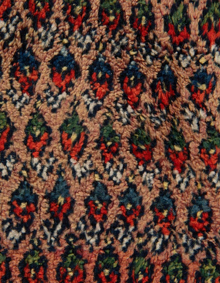 Detail image of 4' 1 x 6' 10  Hand Knotted Mir Wool Rug