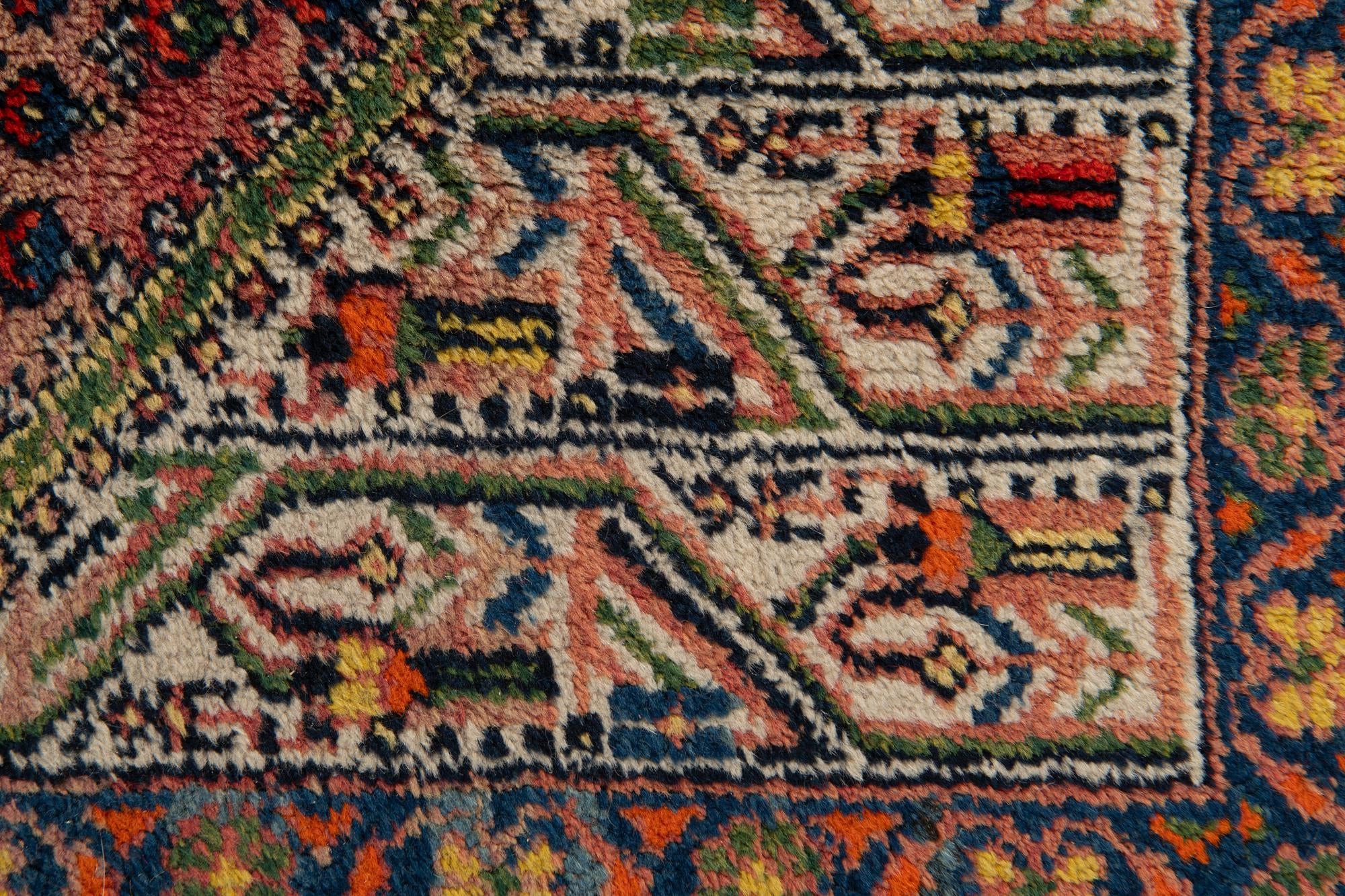 4' 1 x 6' 10 Hand Knotted Mir Wool Rug