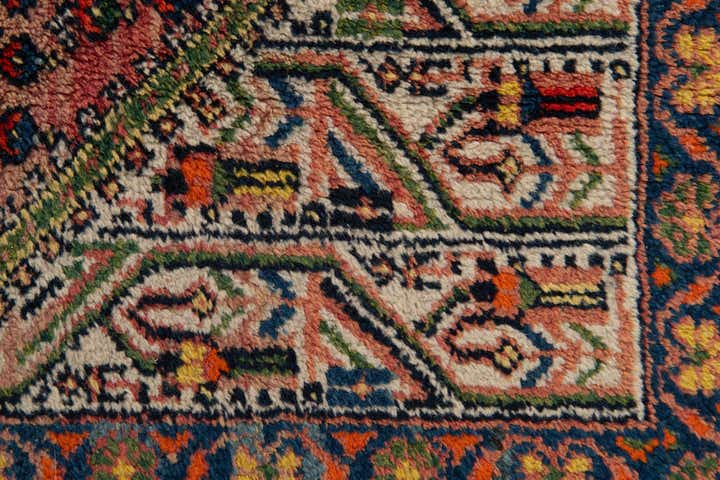 4' 1 x 6' 10 Hand Knotted Mir Wool Rug