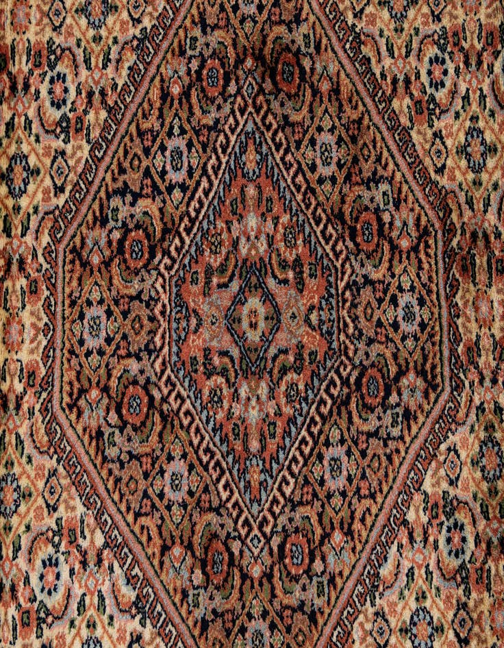 Detail image of 8' 2 x 11' 5  Hand Knotted Mir Wool Rug