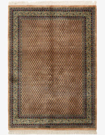 4' 9 x 6' 8 Hand Knotted Mir Wool Rug
