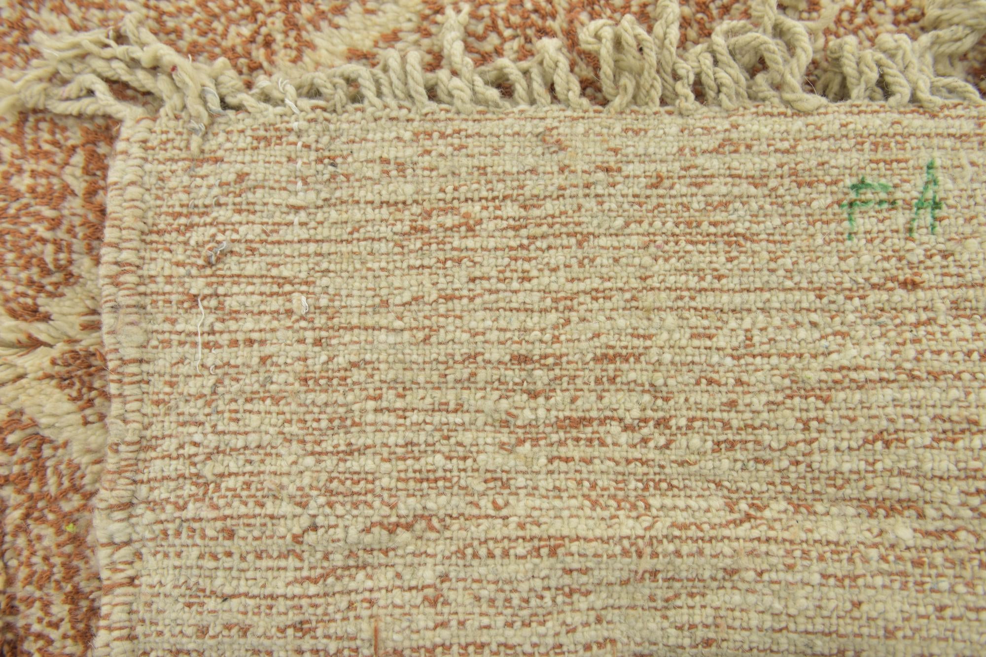 5' x 8' 8 Hand Knotted Moroccan Wool Rug