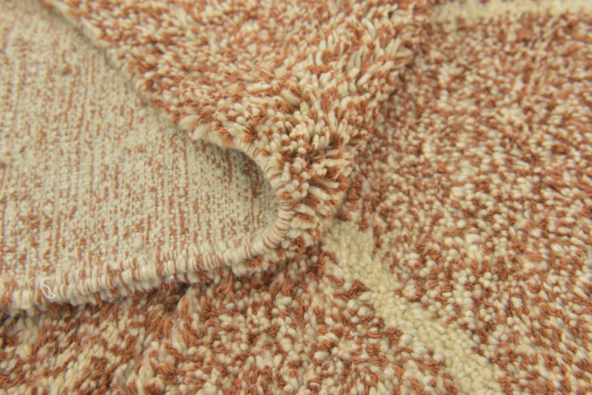 5' x 8' 8 Hand Knotted Moroccan Wool Rug