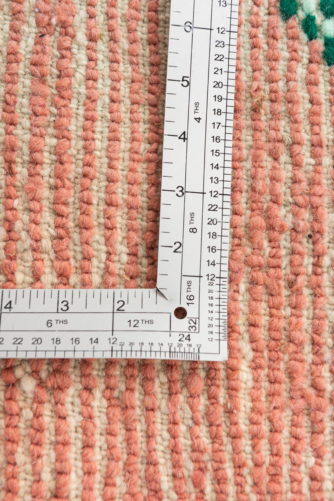 5' 4 x 8' 4 Hand Knotted Moroccan Wool Rug